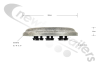 KZ1008-04  JOST Fifth Wheel King Pin Retention Plate 8mm (With Bolts)