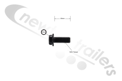 KZE1012-03 JOST Bolt To Fit KZ1012 King Pin