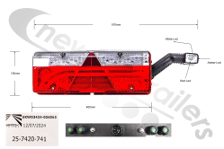 25-7420-741  Aspoeck Tail Lamp Europoint III (3) (FULL LED Version) - R/H With ASS2 - 6 Pin Connector