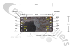 04SWF-000032-01-G SAF Hanger Top Plate To Suit Titan Left And Right UK NS & OS