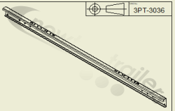 3PT-3036 Side Guard Retro Fit Kit Cross Member/ Mounting Rail