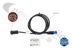 78-7022-357 Aspoeck TPMS Wabco EBS to Rx/eRX Cable 1 Metre