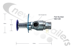 2001264 Weighlifter M16 Push and Pull Valve