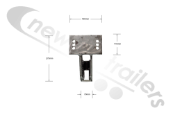 STAS080A03 STAS Assembly Hingeable Bumper