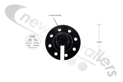 KZ151601 Fifth Wheel King Pin 2" Jost KZ1516-01 Heavy Duty