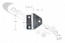 3PT-47817 SDC Landing Leg Chassis Support Bracket