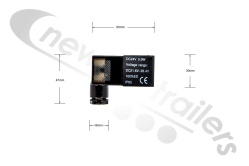 K/24DC 24V DC Coil Screw Plug Solenoid