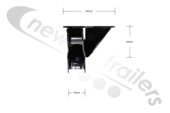 D050771-00-ST Benalu / DCA Hanger Bracket, Left Side