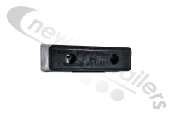 RUBF1075 Bump Stop Rubber Rectangle 2 Hole Buffer 250 x 80 x 80