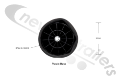 05.429.43.91.0 BPW Air Bag with Single Bolt Mounting Plate