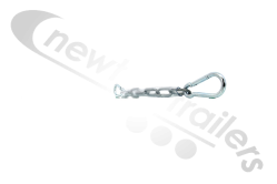 5668 Luck Door Retaining Chain and Dog Clips