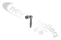 DROP85/38SS Grain Hatch Anti Loose Pin Drop Lock 12.5mm Neck With 8x38mm Shank