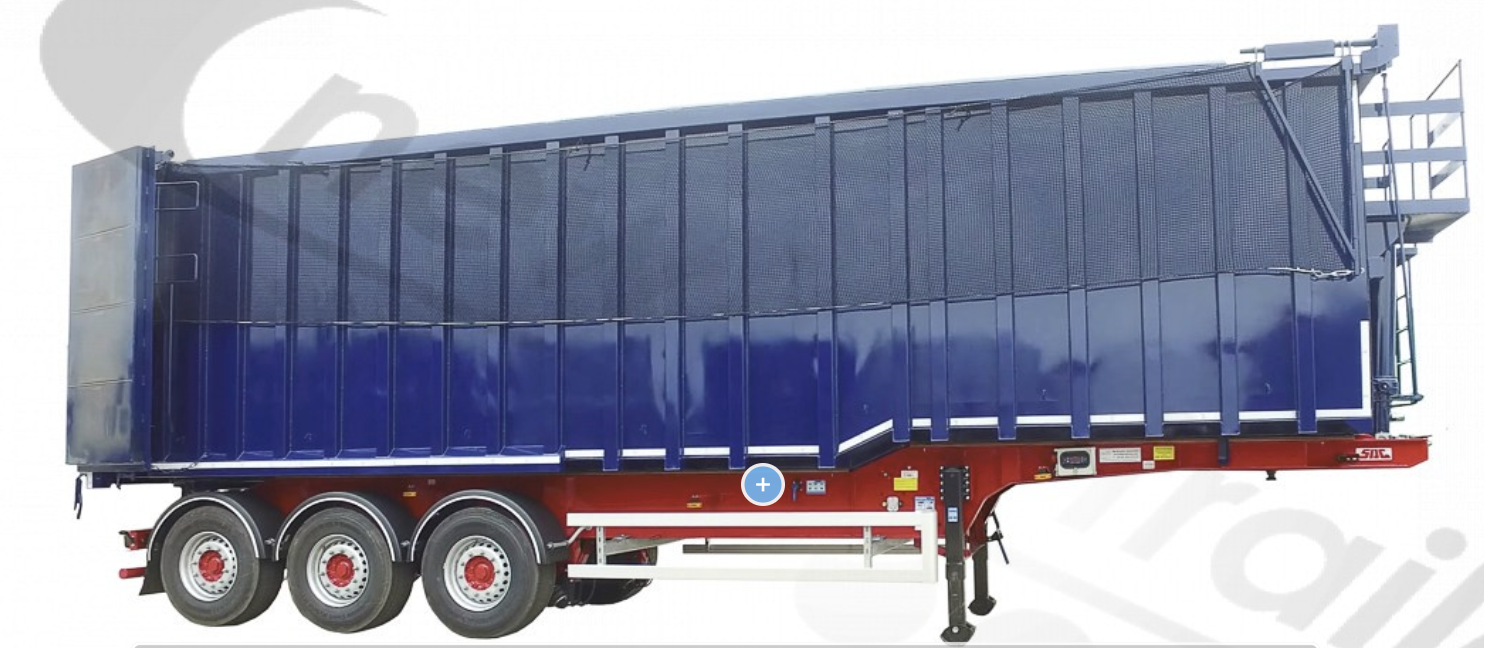 For heavier scrap metal use the heavier trailer