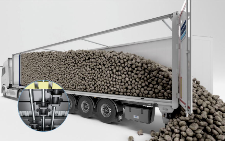 Knapen Trailers Make Walking Floor Trailers you can trust for bulk transport in the UK