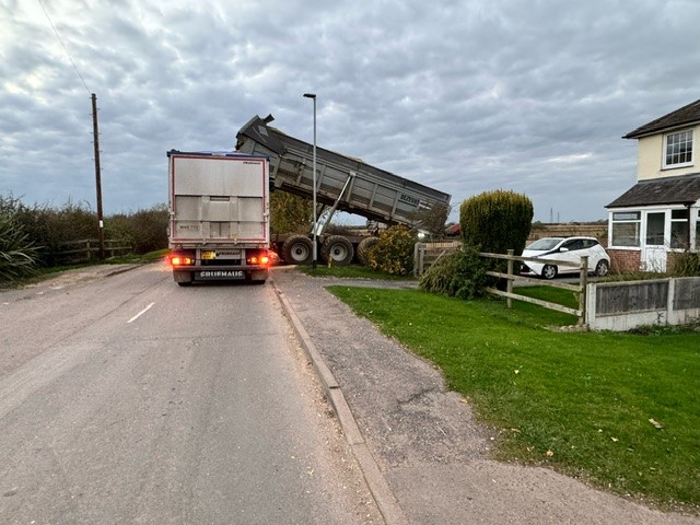 Maize Transfer Trailer for AD Plant Feedstock