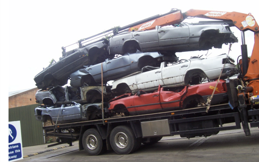 Scrap Car Trailer Transport in the UK